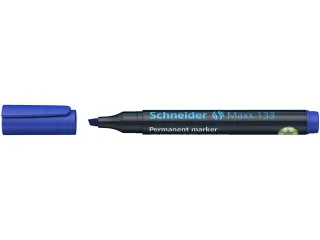 Permanent marker Schneider Maxx 133 schuin 1-4mm blauw - 1