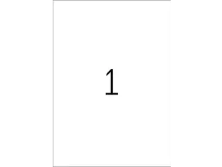 HERMA 4866 Weerbestendige Inkjet-etiket A4 210x297mm Wit 10 stuks - 3