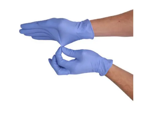Diamante Multigrip Nitril handschoenen poedervrij M (7-8) blauw 500st