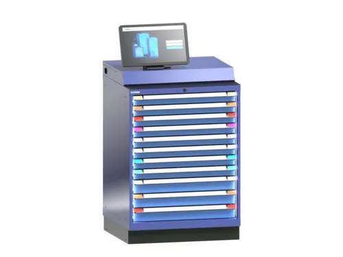 ladekast,HxBxD 1400x805x725mm,11lade(n),PC,touchscreen,regelsoftware