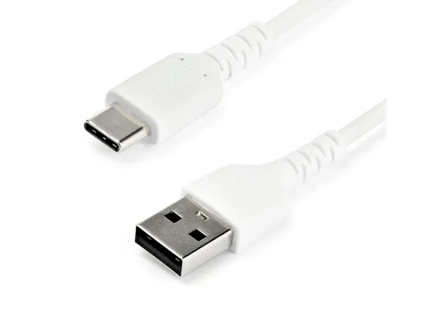 USB 2.0 naar USB-C kabel 2 Meter Wit