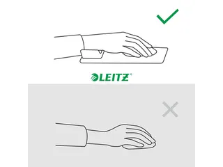 Ergo muismat met verstelbare polssteun lichtgrijs - 7