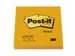 Memoblok Post-it 654 76x76mm oranje 100 vel
