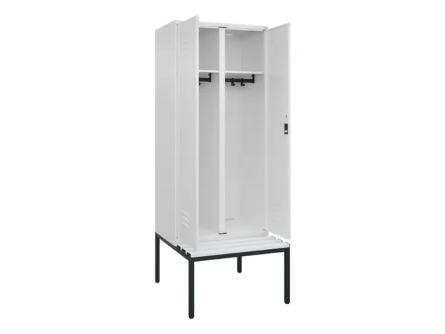 locker voor scheiding van kleding,HxBxD 2120x800x815mm,2vak
