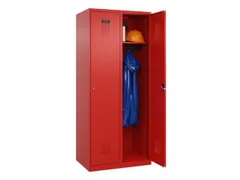 locker,HxBxD 1850x800x500mm,2vak,vak B 400mm,cil.-slot,staand op vloer