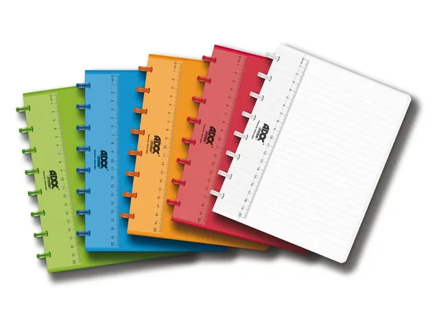 Cahier ADOC A5 ligné 144 pages 90g assorti