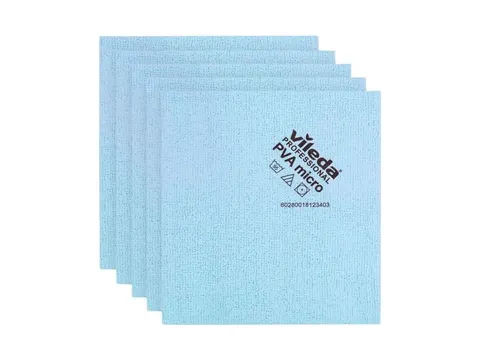 Chiffon microfibre Vileda 145290 PVA 38x35cm Bleu 20x 5 pièces
