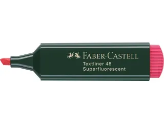 Markeerstift Faber-Castell neon 48 rood - 3