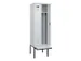 locker met bank,voor scheiding van kleding,HxBxD 2120x600x815mm,2vak