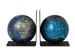 Serre-livres Troika avec globe magnétique 13cm set 2 pièces assorti