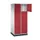 grootvolume-lockersysteem,RAL 7035/RAL 3003,HxBxD 1950x820x600mm