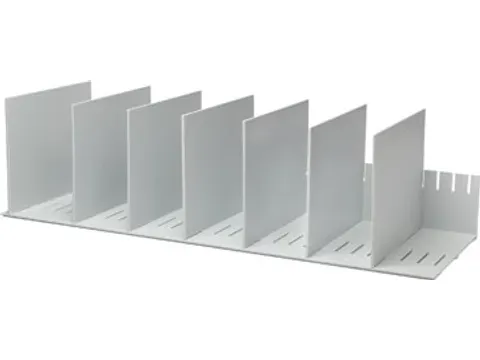 Sorteervak Met 10 Verstelbare Tussenschotten 80,2 cm grijs