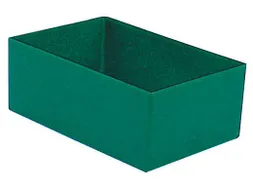 Inzetbak HxLxB 63x162x108mm Polystyreen Groen 50 stuks