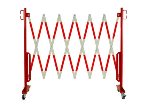 schaarhek,paal HxØ 1000x27mm,HxBxD 1000x0-3600x500mm,paal staal,rood