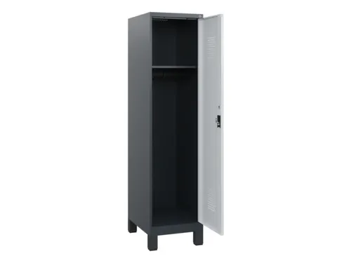 schoollocker,HxBxD 1630x400x500mm,1vak,vak B 400mm,cil.-slot,voeten