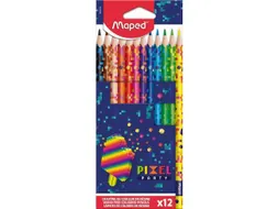 Kleurpotlood Maped Pixel Party set à 12 kleuren