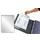 Insteektas Tarifold U-map A4 220x305mm zelfklevend PP transparant