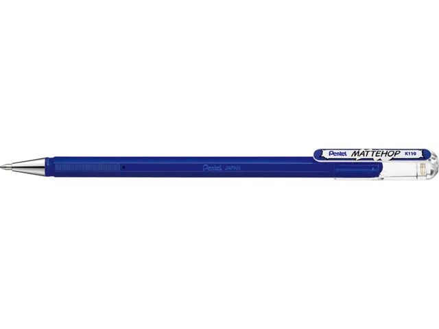 Gelschrijver Pentel K110 Mattehop medium blauw
