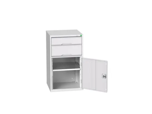 ladekast HxBxD 900x525x550mm 2laden romp RAL7035 front RAL7035