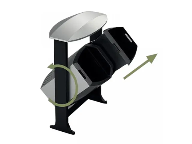 Buitenafvalbak afvalscheiding 2x39 Liter