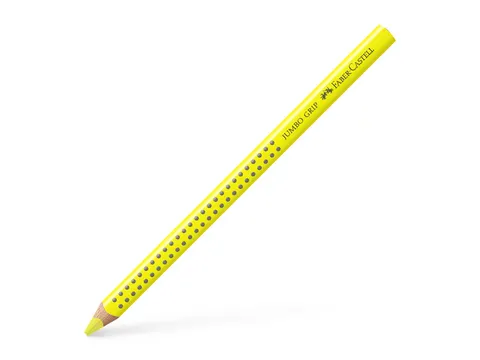 Kleurpotlood Faber-Castell Jumbo GRIP 04 lichtgeel