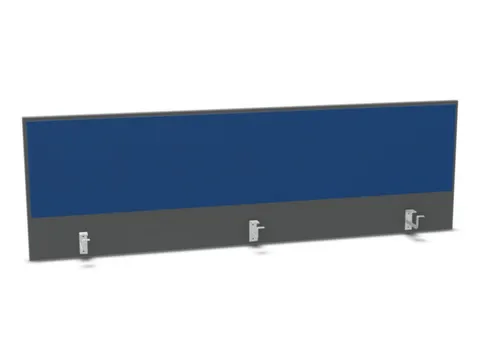 opzetpaneel bureau aanbouw achter MS-donkergrijs BN6016-blauw 1800mm