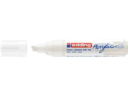 Acrylmarker edding e-5000 breed verkeerswit
