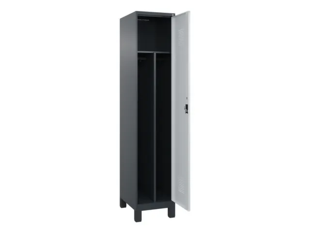 locker voor scheiding van kleding,HxBxD 1950x400x500mm,1vak