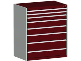 Ladekast 1200x1050x750mm 8laden 75kg Kleur Ral3004 - 1