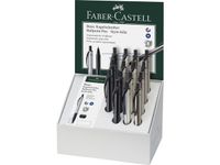 Balpen Faber-Castell Basic mat in display á 15 stuks