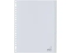 Tabbladen Kangaro A4 23-Gaats G410FM 10-Delig+Venster Grijs Pp