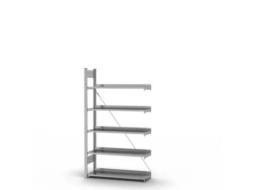 Inhaakstelling Aanbouwveld Hxbxd 1750x1010x335mm 5Legborden Verzinkt