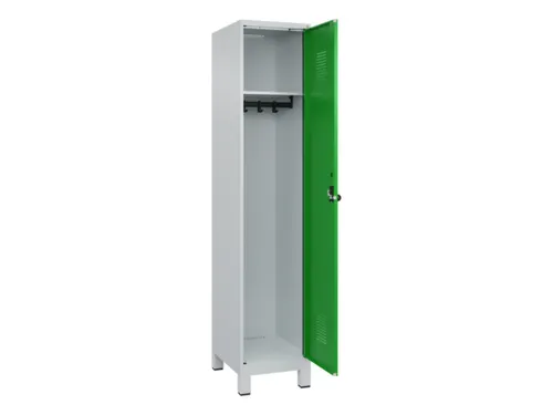 locker,HxBxD 1950x400x500mm,1vak,vak B 400mm,draaigrendel,voeten