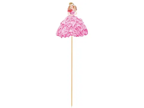Feestprikkers Haza prinses 20cm 8 stuks