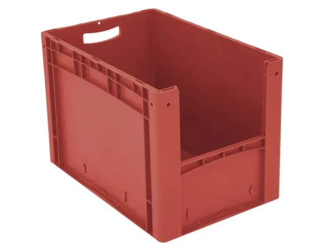 Bacs à bec norme Europe polypropylène HxLxl 420x600x400mm visière r
