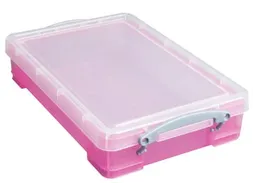 Opbergdoos 4 Liter Transparant Roze