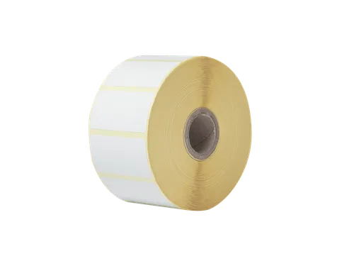 Brother BDE-1J026051-102 voorgestanste labelrol met witte labels van 5