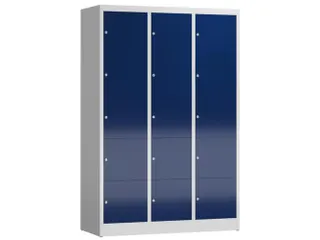 lockerkast,HxBxD 1800x1185x500mm,3x5vakken,vak B 395mm,cil.-slot - 1