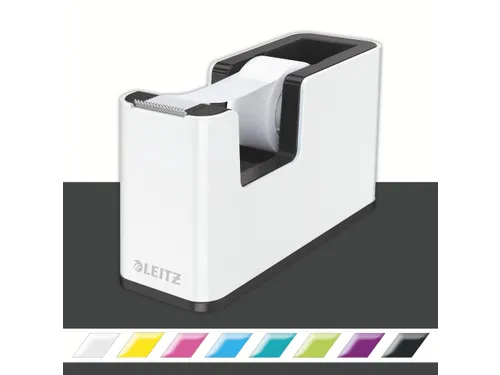 Plakbandhouder Leitz WOW wit/zwart