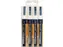 Securit Krijtmarker Medium Wit, Etui Met 4 Stuks