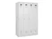 locker voor scheiding van kleding,HxBxD 1850x1200x500mm,4vak