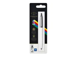Balpen Parker Jotter Original white CT medium blister à 1 stuk