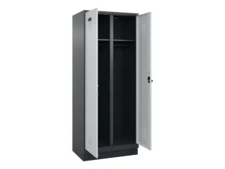 locker voor scheiding van kleding,HxBxD 1950x800x500mm,2vak - 1