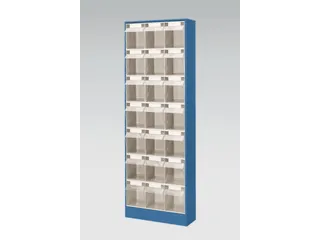 Transparante Magazijnbakken 21Bakken Abs-Kunststof Corpus Ral5007 - 2