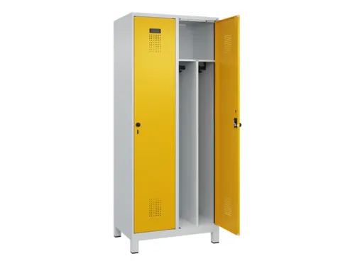locker voor scheiding van kleding,HxBxD 1950x800x500mm,2vak