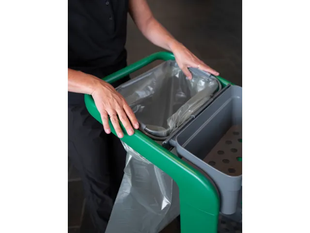 Support sac poubelle Vikan Hygiene pour station mobile HyGo Gris