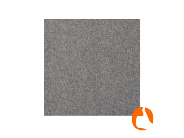 Akoestisch wandpaneel vierkant 100x100cm PET-vilt Grijs