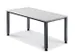 bureau à hauteur réglable,HxlxP 680-760x1600x800mm,panneau gris clai