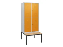 Dubbeldekse dekenkist,HxBxD 1950x800x815mm,2x2vak.,vak B 400mm