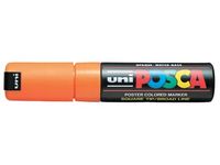 uni-ball Paint Marker waterbasis Posca PC8K fluo oranje